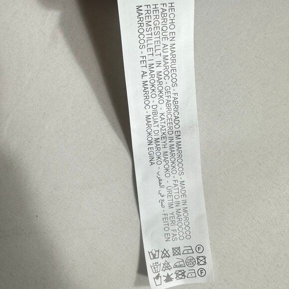 Zara Womens Dress Sz S Green Purple Metalic Geometric Striped Cutout Long Sleeve - Picture 12 of 12